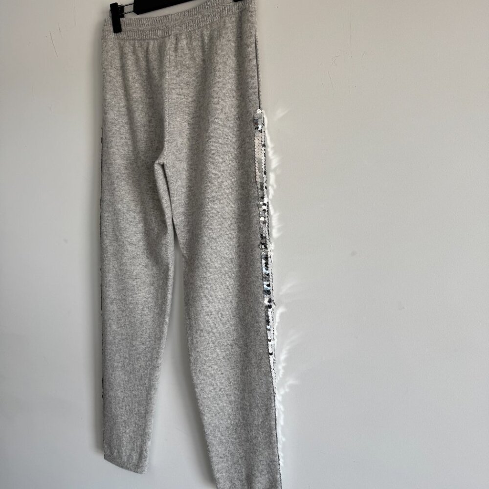 Qi Cashmere Women's Pants-Joggers Sequim sides in Gray, Size S - Picture 8 of 16
